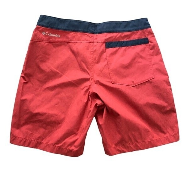 Columbia Men’s Swim Shorts Regular Fit Snap Button Velcro Closure Hybrib Trunks - Picture 2 of 10